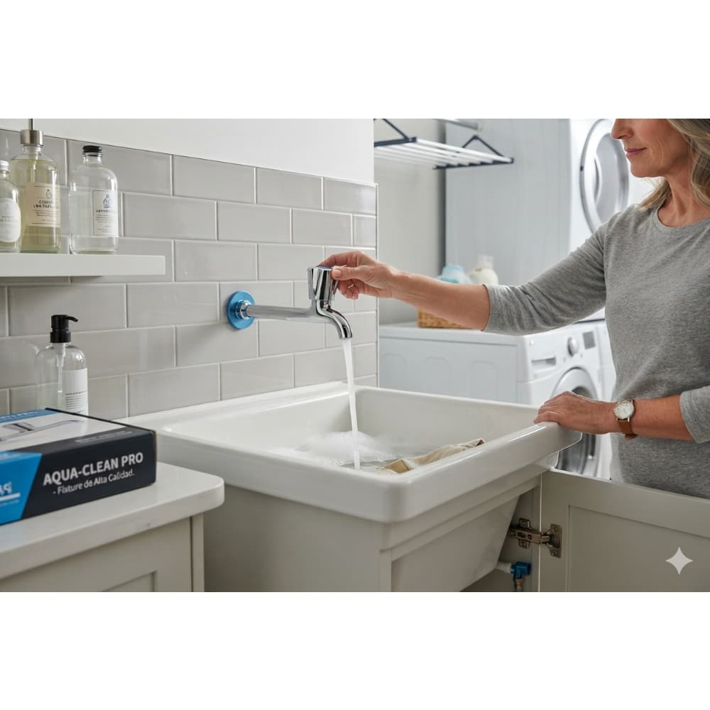 Grifo -pila o llave- especial de cuello largo para fregadero Faucet - 1/2 pulgadas - Miniatura 5