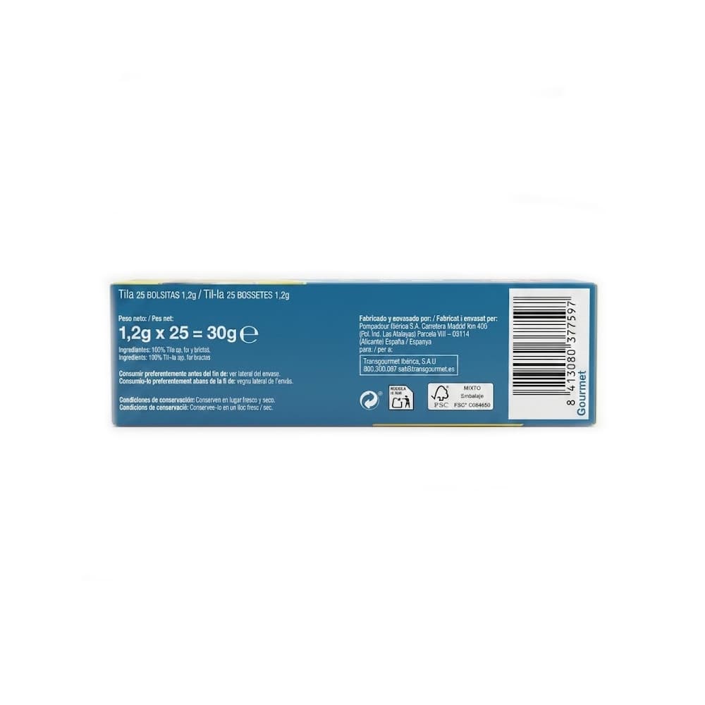 Té de tila Gourmet (25 x 1.2 g) - Miniatura 2