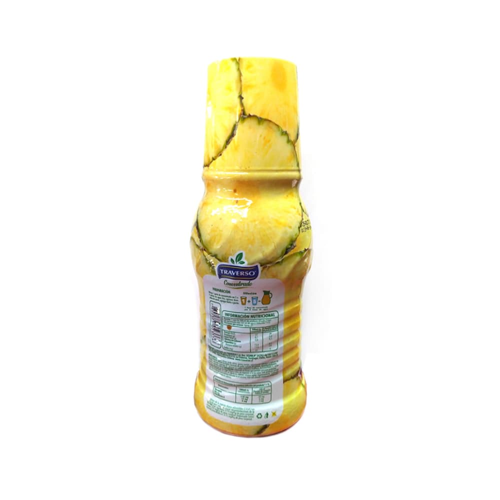 Jugo concentrado sabor piña Traverso (900 ml) - Miniatura 2