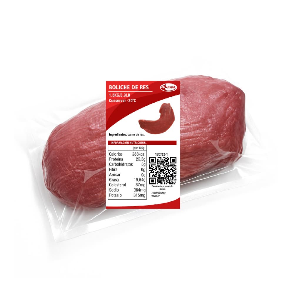 Boliche de res Jimm (1.5 kg / 3.3 lb) - Imagen 1