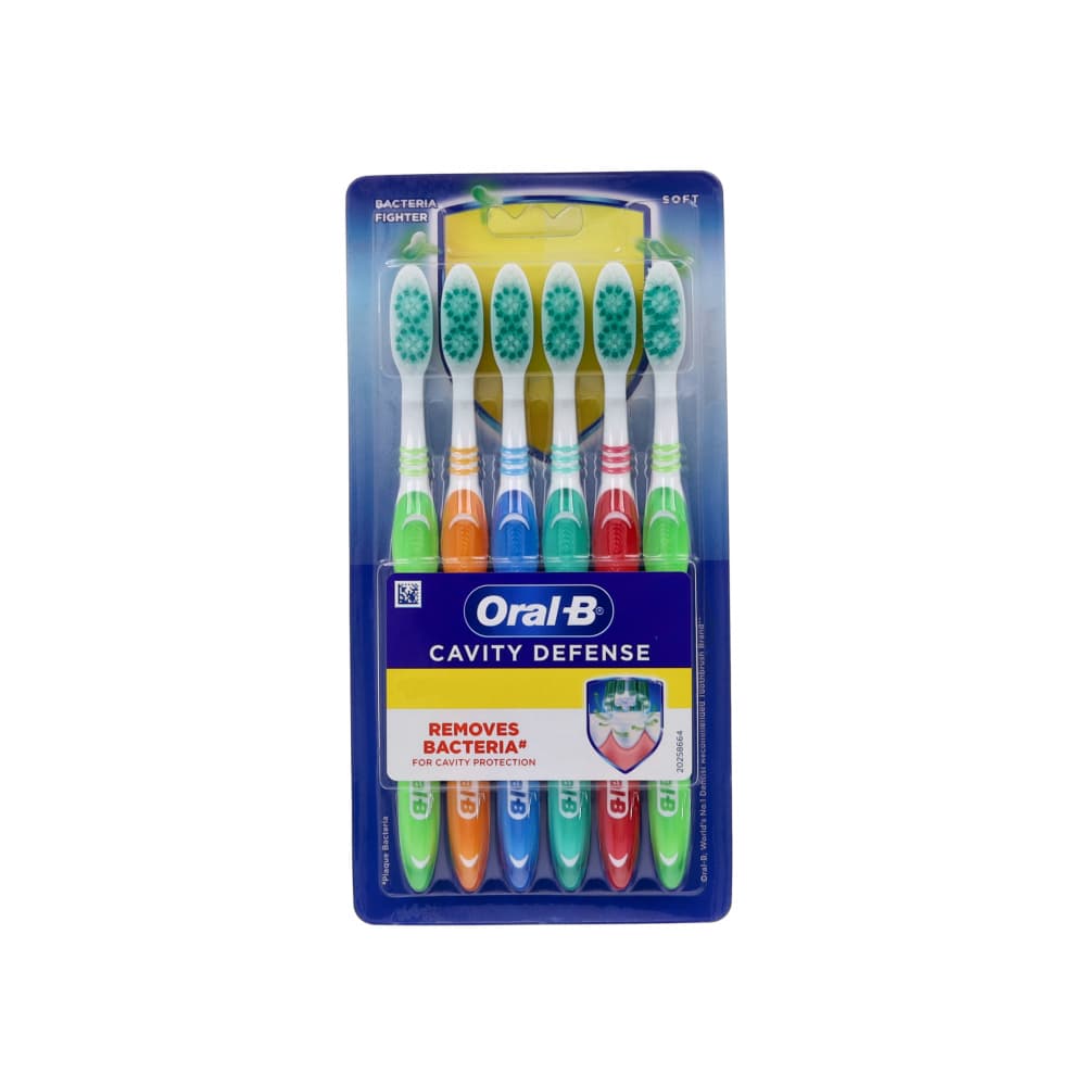 Set de 6 cepillos de dientes suaves Oral B - Imagen 1