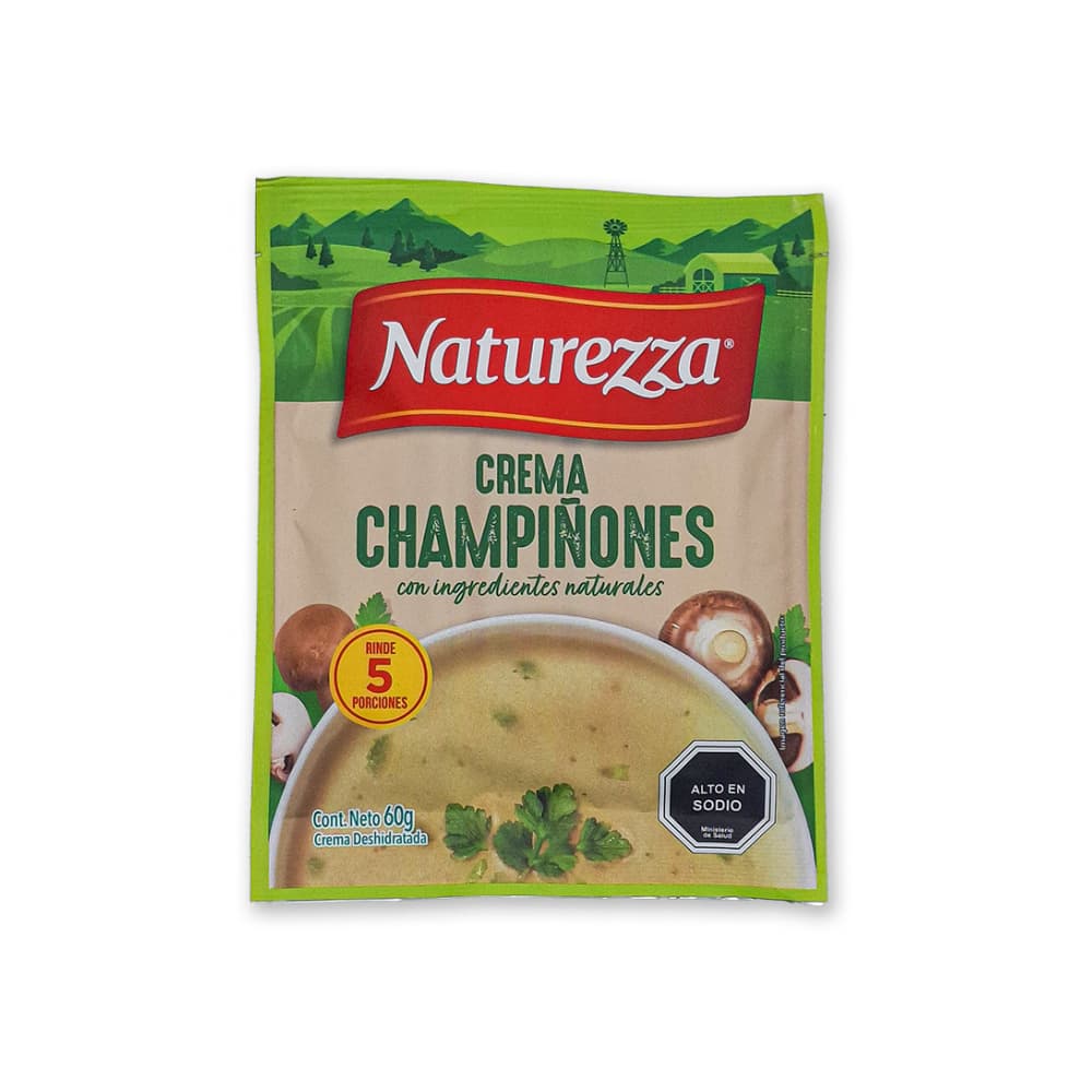 Crema de champiñones Naturezza (60 g / 2.11 oz) - Imagen 1