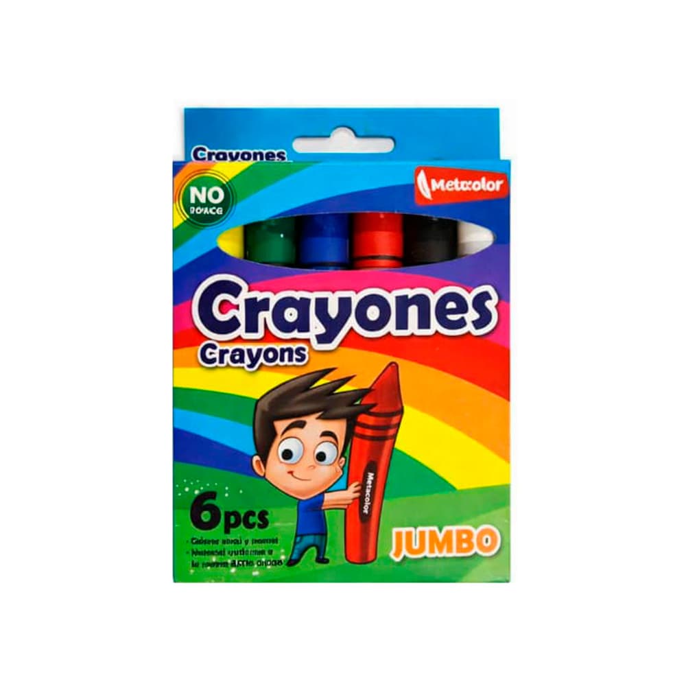 Crayolas para colorear Jumbo (6 U) - Miniatura 1