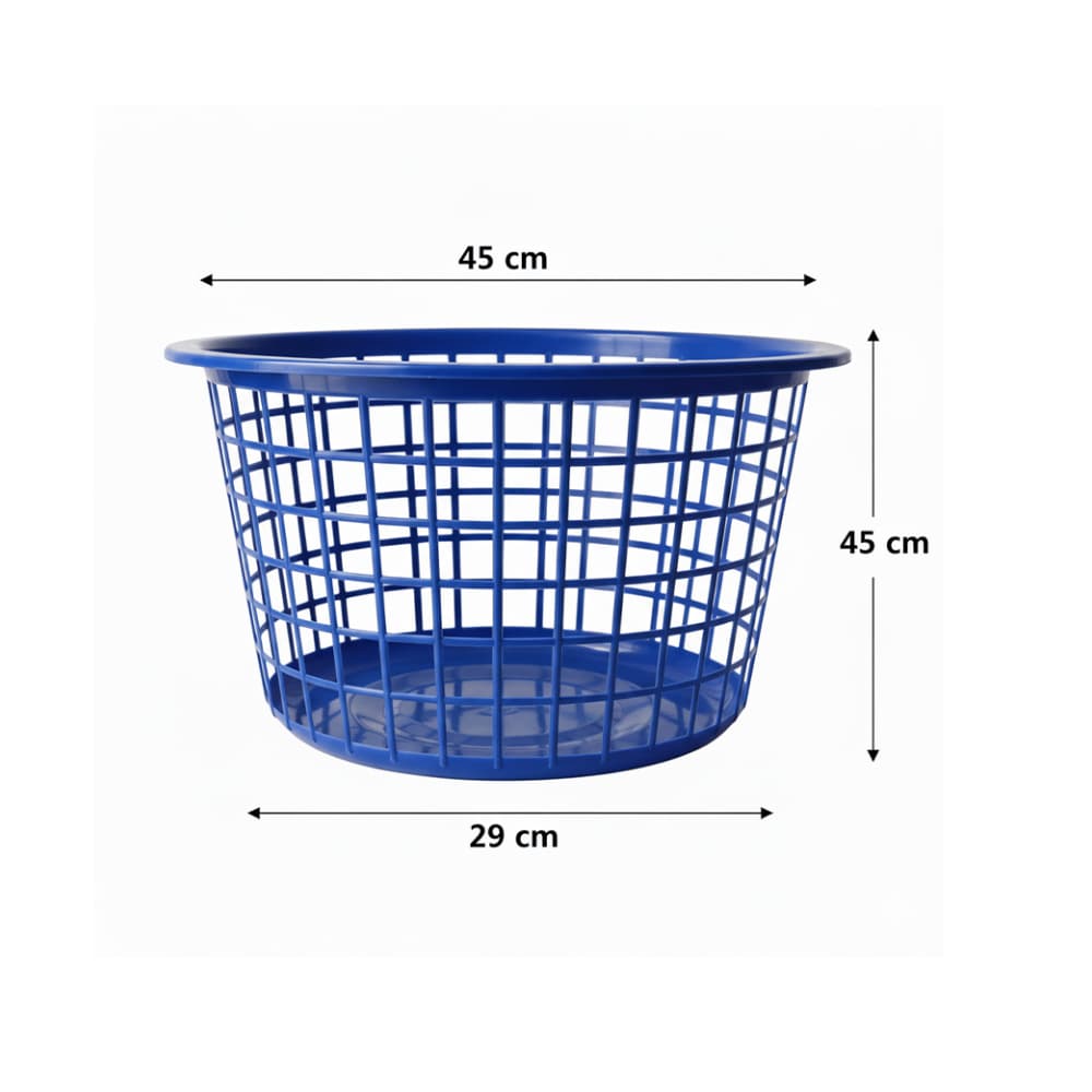 Canasta - cesto o cesta - de plástica para ropa Priceware - Miniatura 2