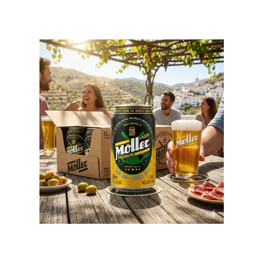 Cerveza de lata original Möller (330 ml) - Miniatura 4