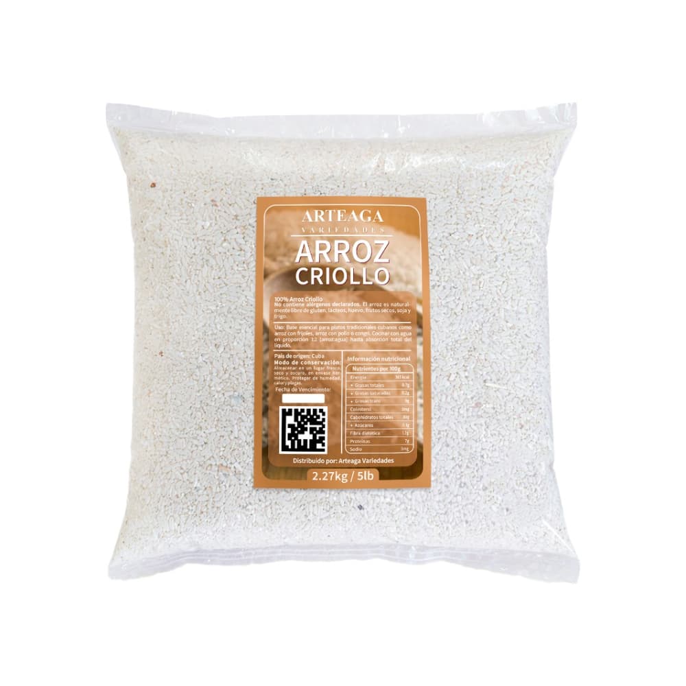 Arroz criollo Arteaga Variedades (2.27 kg / 5 lb) - Miniatura 1
