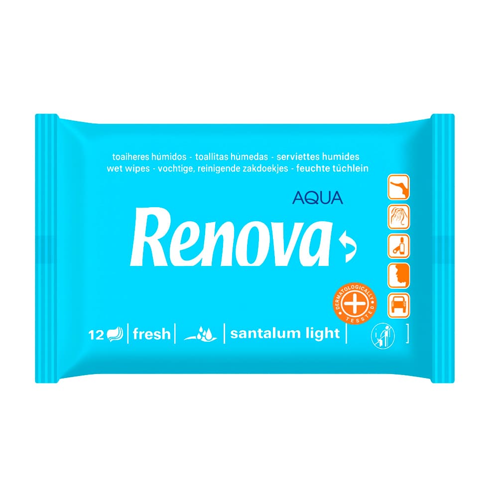 Toallas húmedas Aqua Renova (12 U) - Miniatura 5