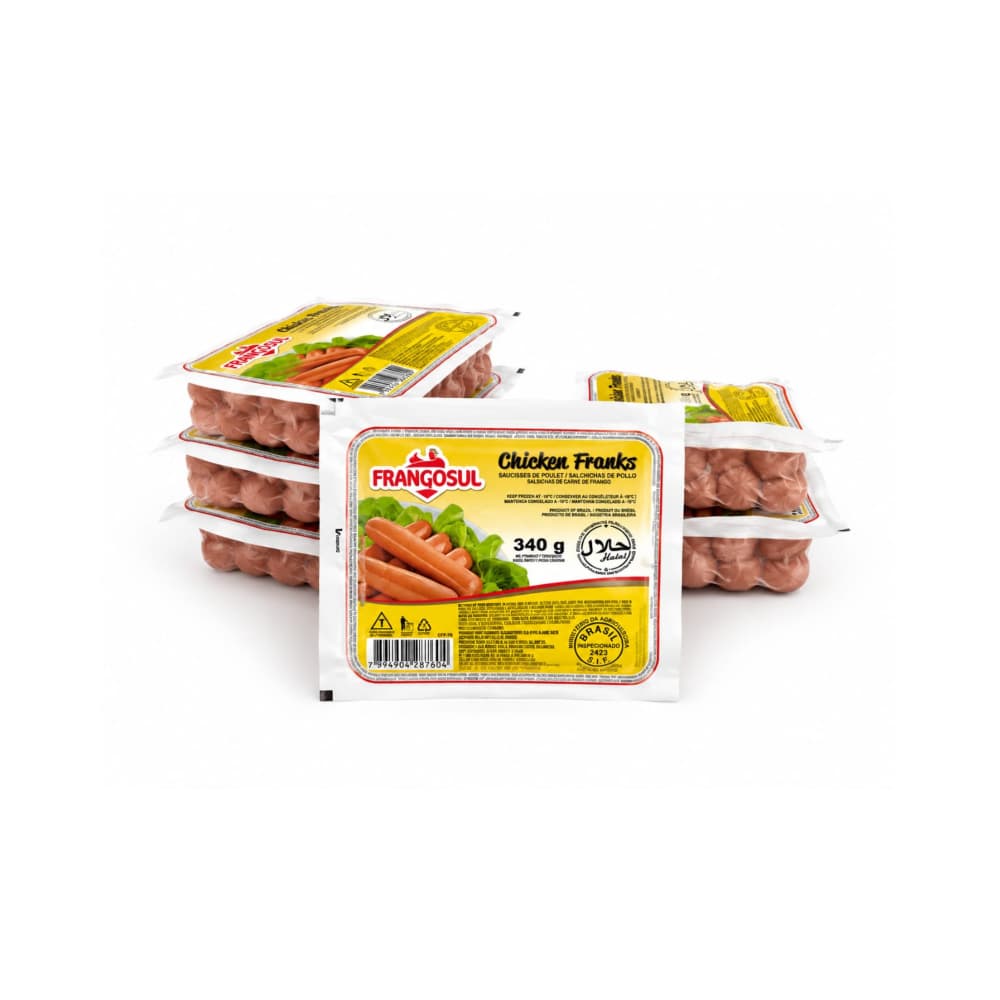 Salchicha de pollo Frangosul (6 x 340 g) - Miniatura 1