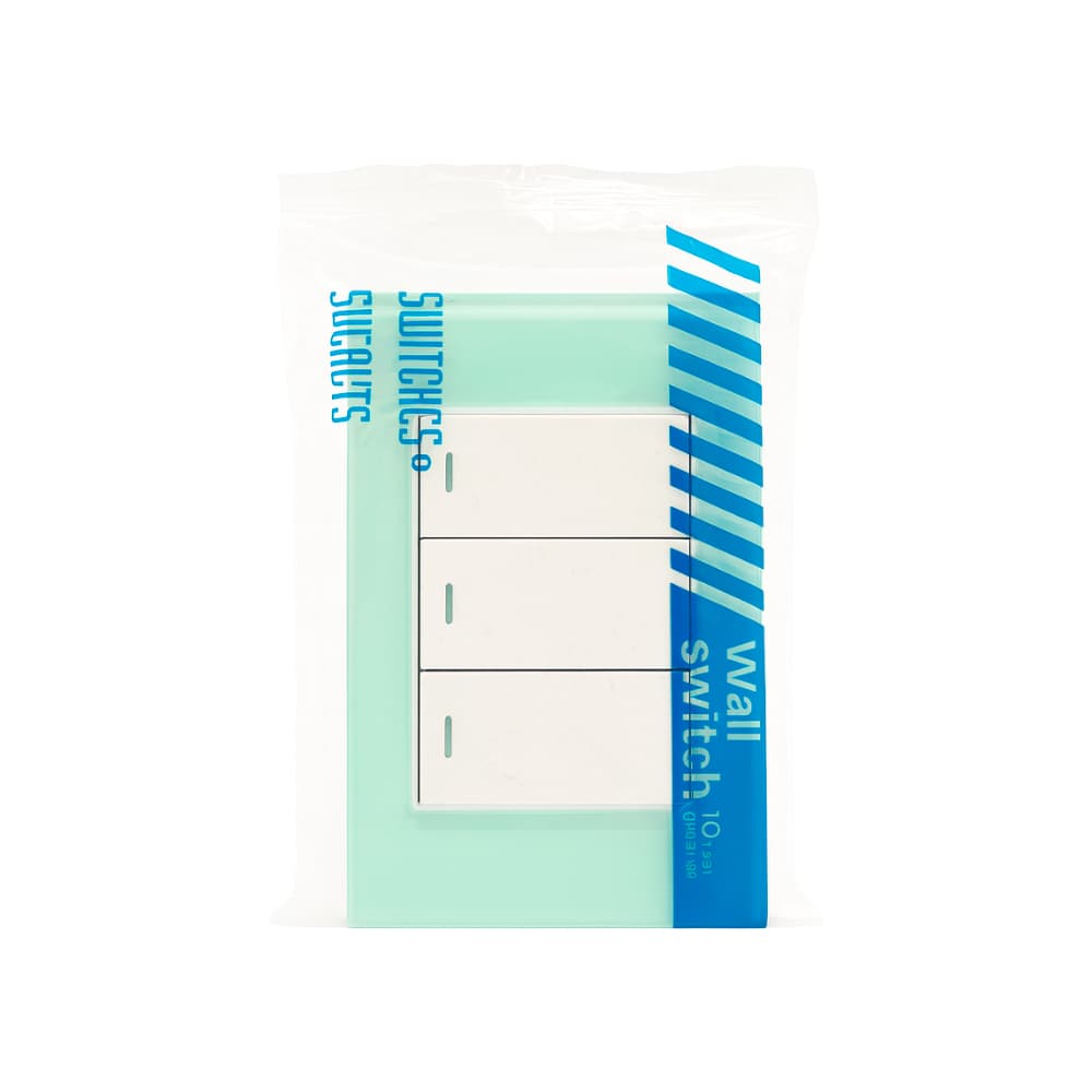 Interruptor triple - panel de vidrio - Imagen 1