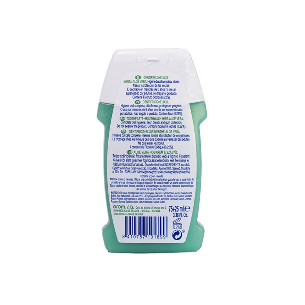 Dentrífico de aloe vera S'nonas (100 ml / 3.38 fl oz) - Miniatura 2