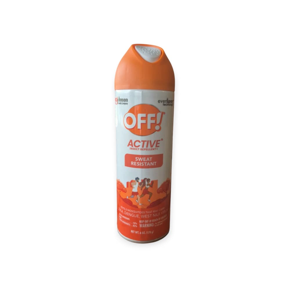 Repelente Activo de Insectos y Mosquitos Resistente Al Sudor OFF! (170g / 6oz) - Imagen 1