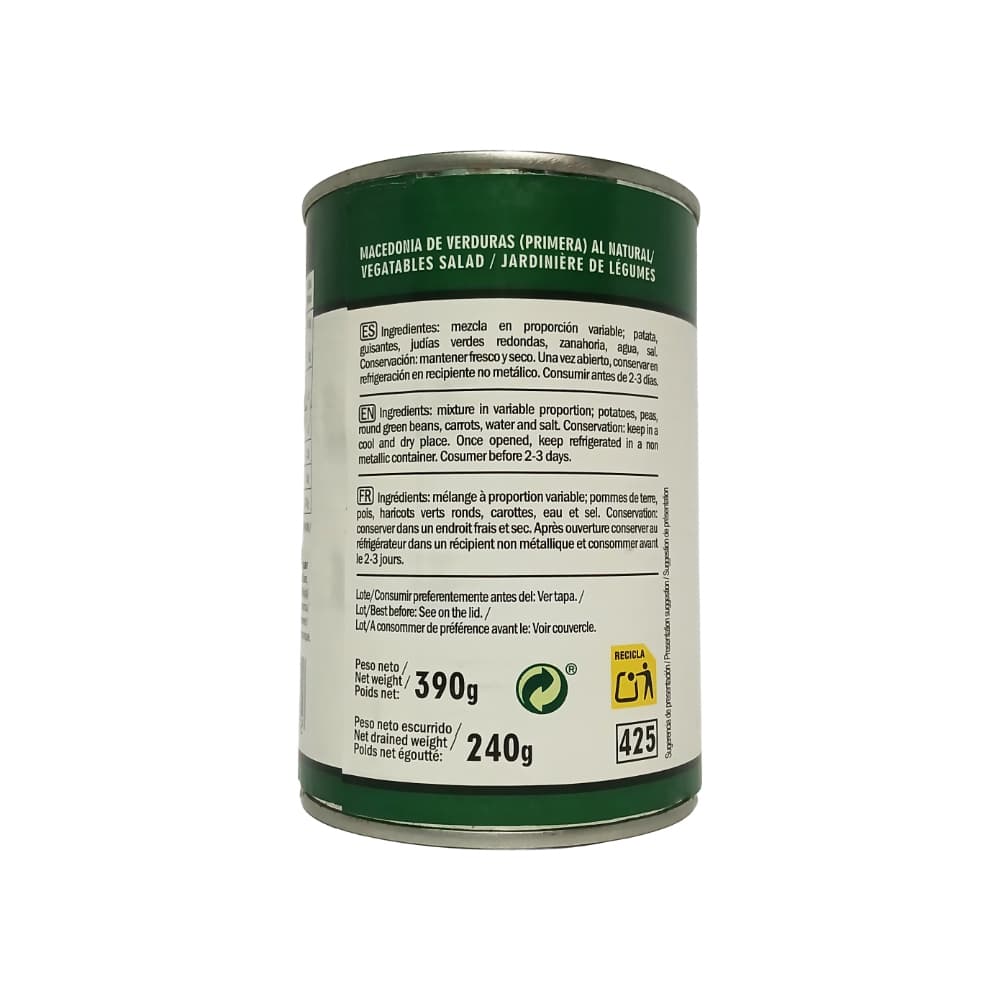 Macedonia de verduras Manjares (390 g / 13.76 oz) - Miniatura 2
