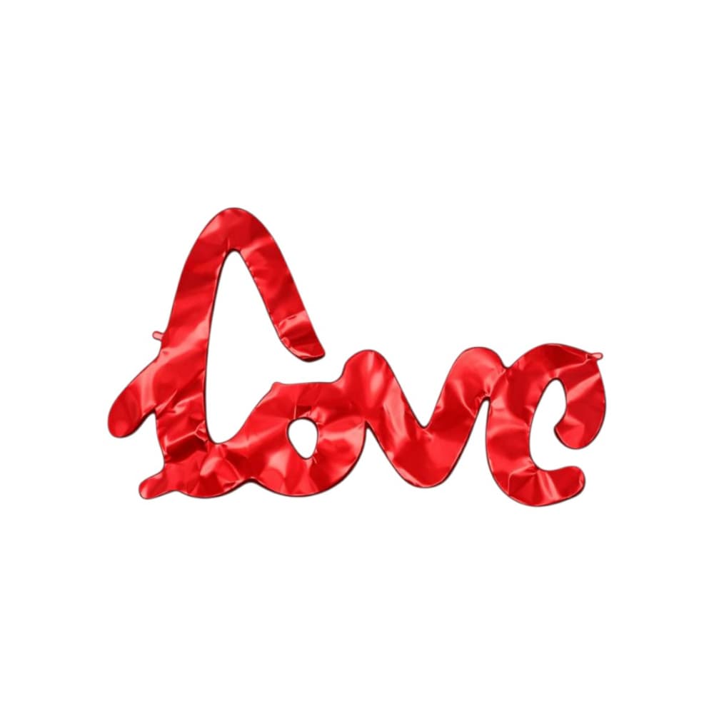 Globo "love" en rojo Ballon - Miniatura 2