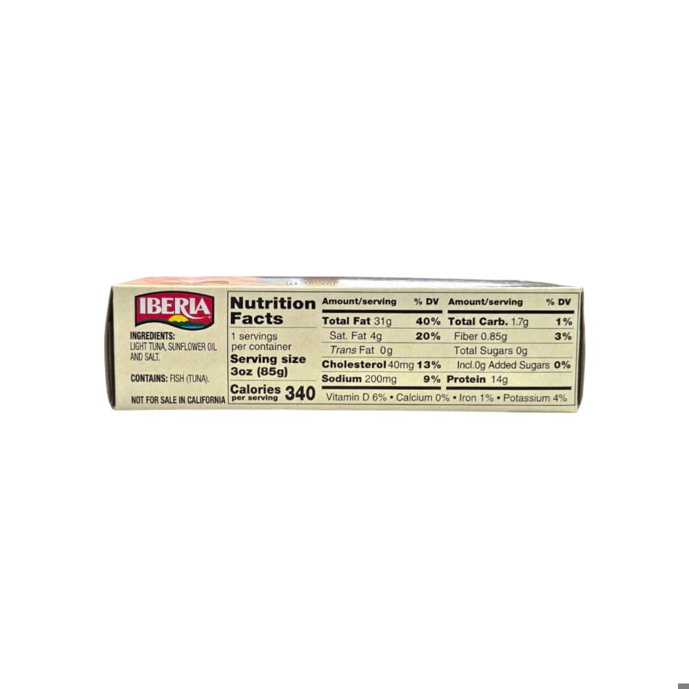 Atún claro en aceite de girasol Iberia (113 g / 4 oz) - Miniatura 2