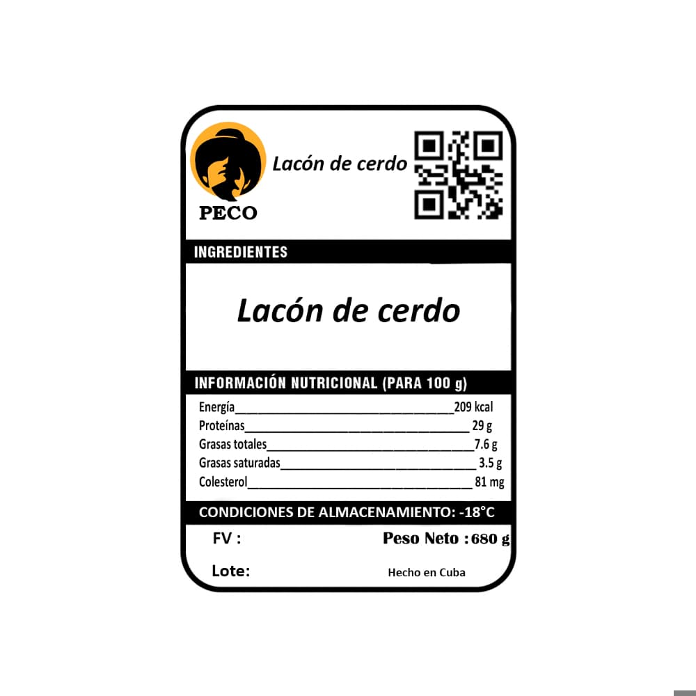 Lacón de cerdo Peco (680 g / 1.5 lb) - Miniatura 3