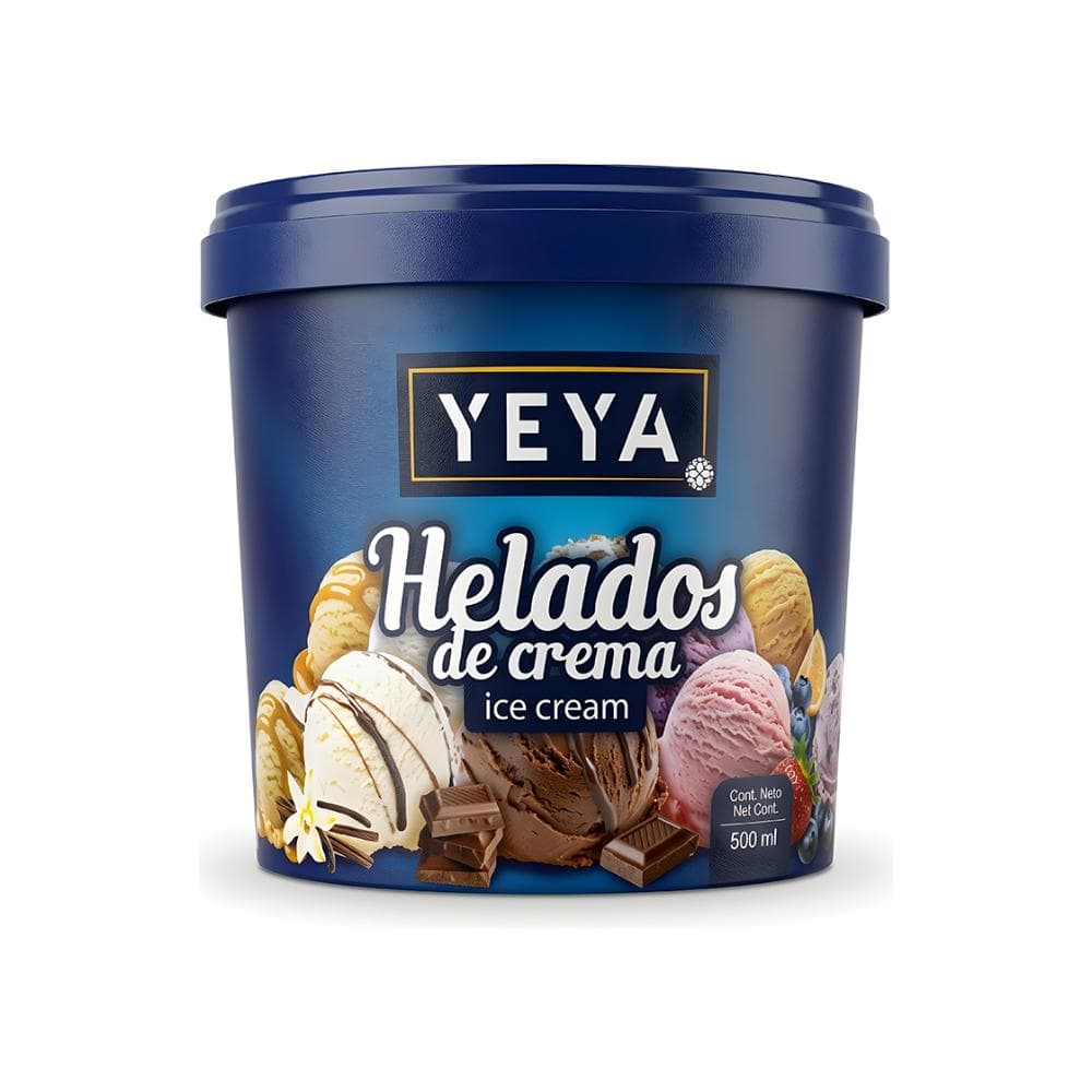 Helado de crema sabor a vainilla YEYA (500 ml) - Miniatura 1
