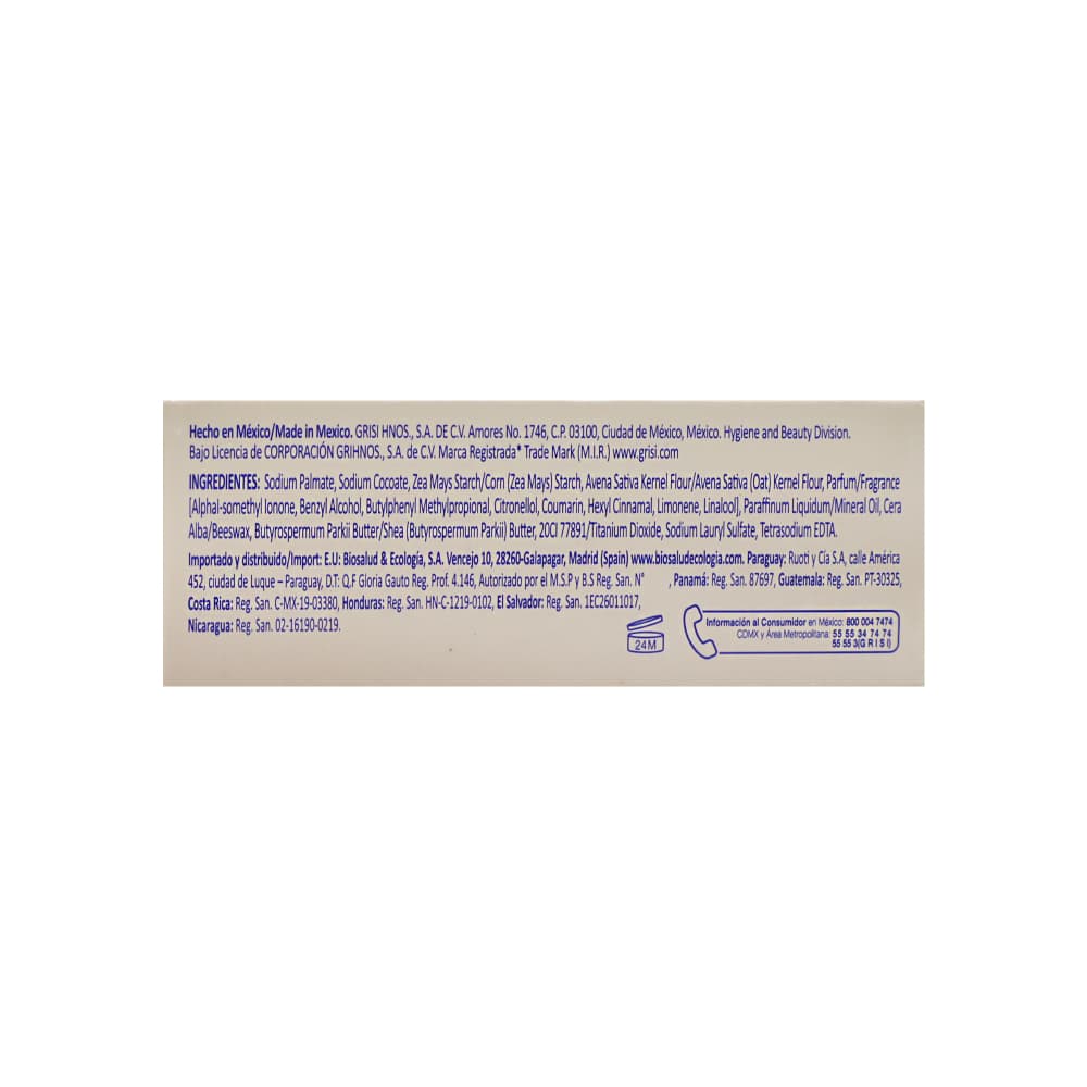 Jabón de tocador para bebé de avena coloidal Ricitos de Oro (90 g / 3.17 oz) - Miniatura 4
