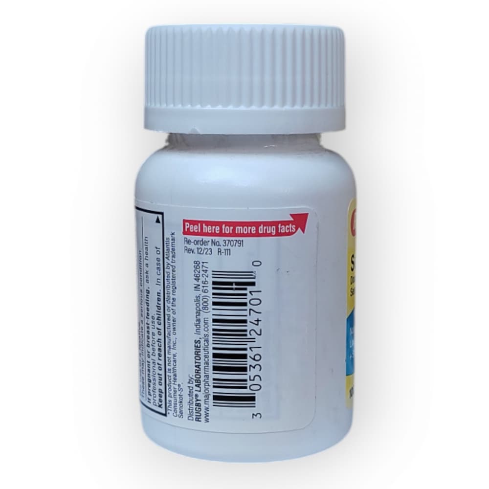 Senexon-S. Docusato de sodio 50 mg + Senósidos 8.6 mg Rugby (100 tabletas) - Miniatura 4