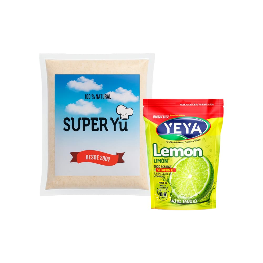 Combo de refresco instantáneo sabor manzana + refresco instantáneo sabor limón - Imagen 1