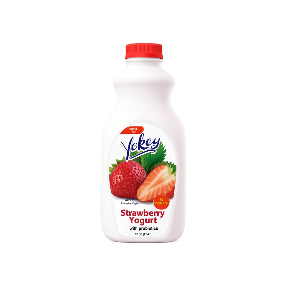 Yogurt de fresa con probióticos Yokey (1.54 L) - Miniatura 1