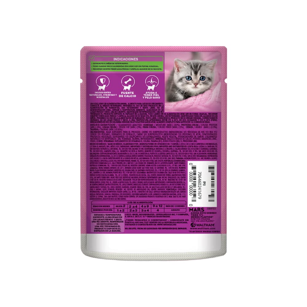 Alimento para gatitos de 2 a 12 meses filetes de atún Whiskas (85 g / 2.99 oz) - Miniatura 3