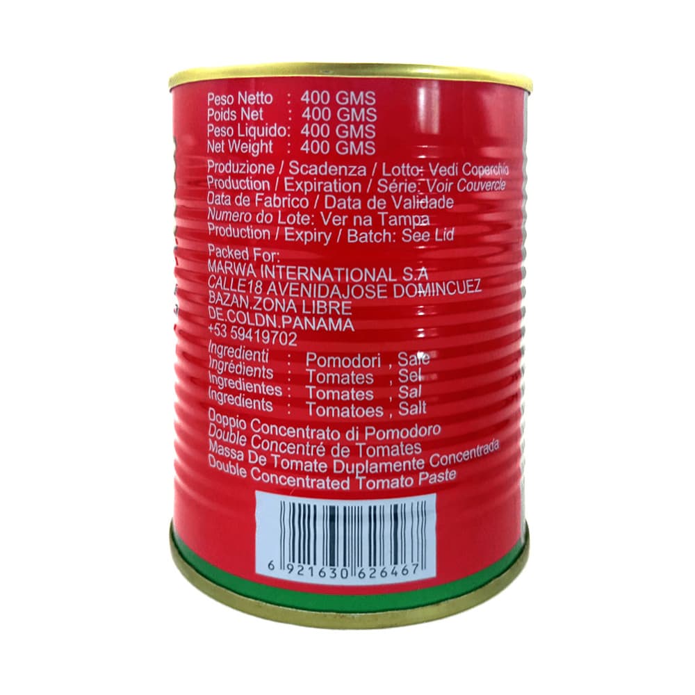 Pasta de tomate Marwa (400 g / 14.1 oz) - Miniatura 2