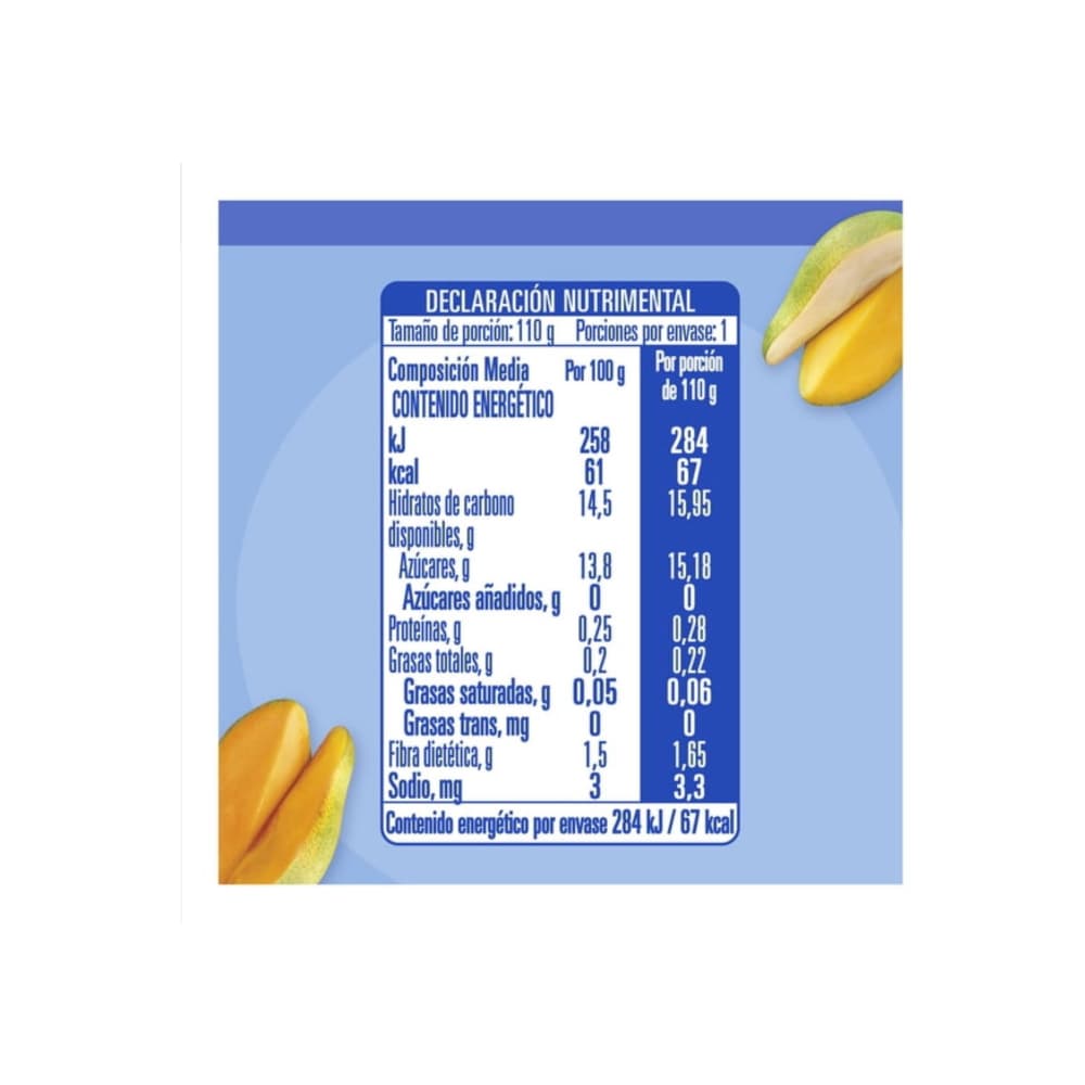 Alimento para lactantes sabor pera y mango Gerber (110 g / 3.88 oz) - Miniatura 3