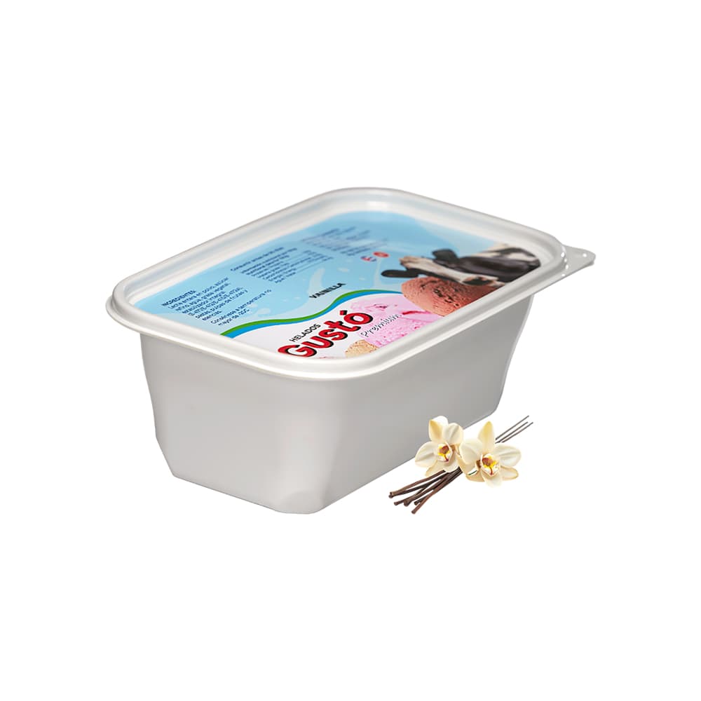 Helado Premium de vainilla Gustó (2 L) - Imagen 1