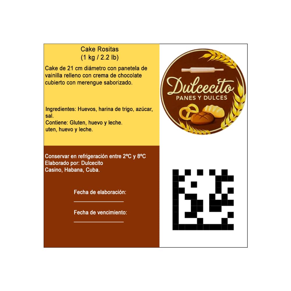 Cake Rositas Dulcecito (para 15 personas) - Miniatura 3