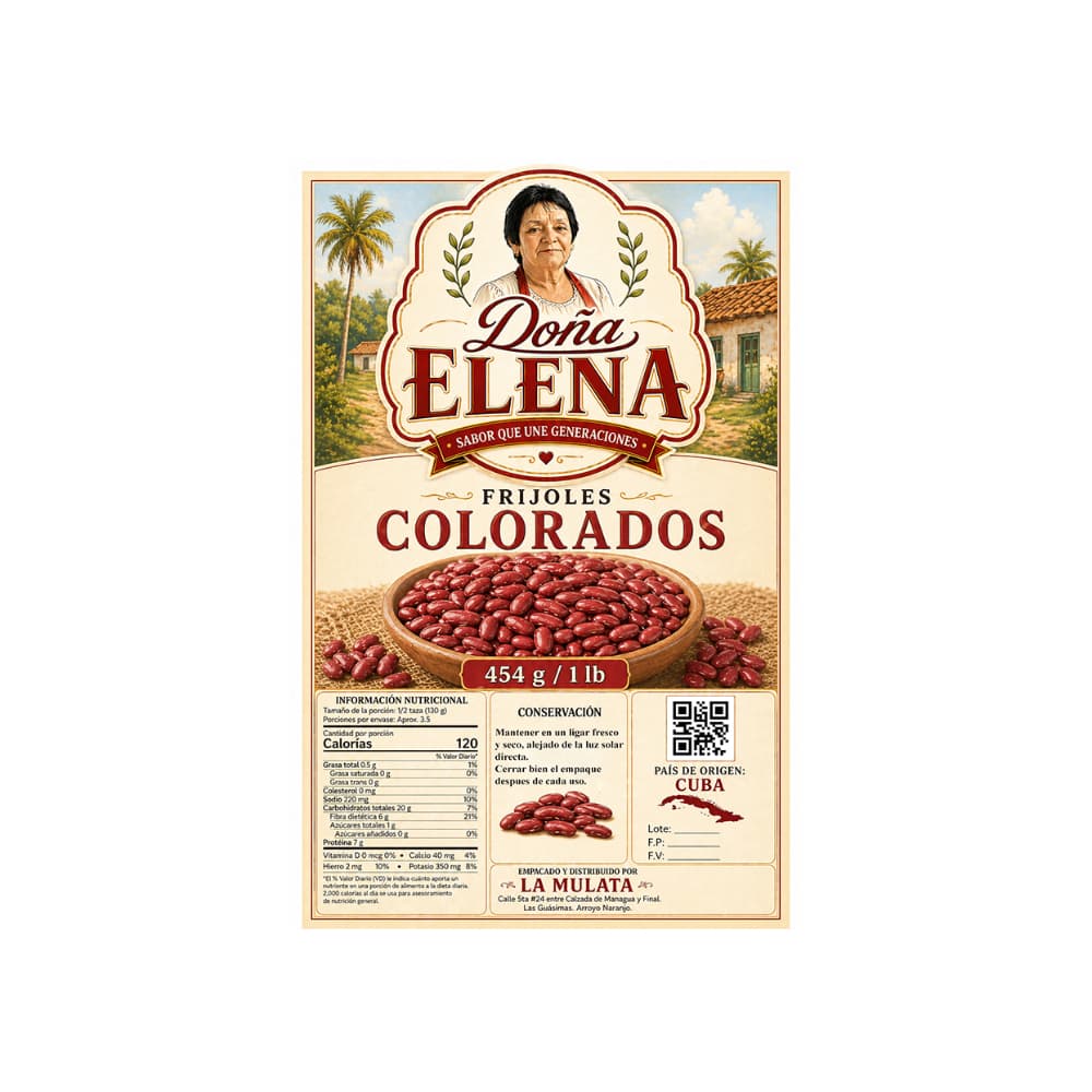 Frijoles colorados Doña Elena (454 g / 1 lb) - Miniatura 2