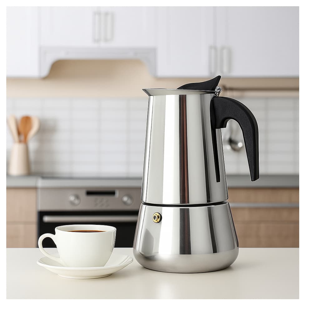 Cafetera italiana de 4 tazas JINGHAN - Miniatura 4