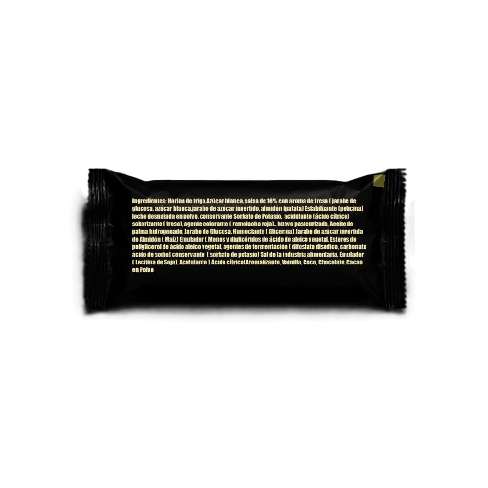 Pastel de mosaico relleno con salsa de fresa Black & White (40 g / 1.41 oz) - Miniatura 3