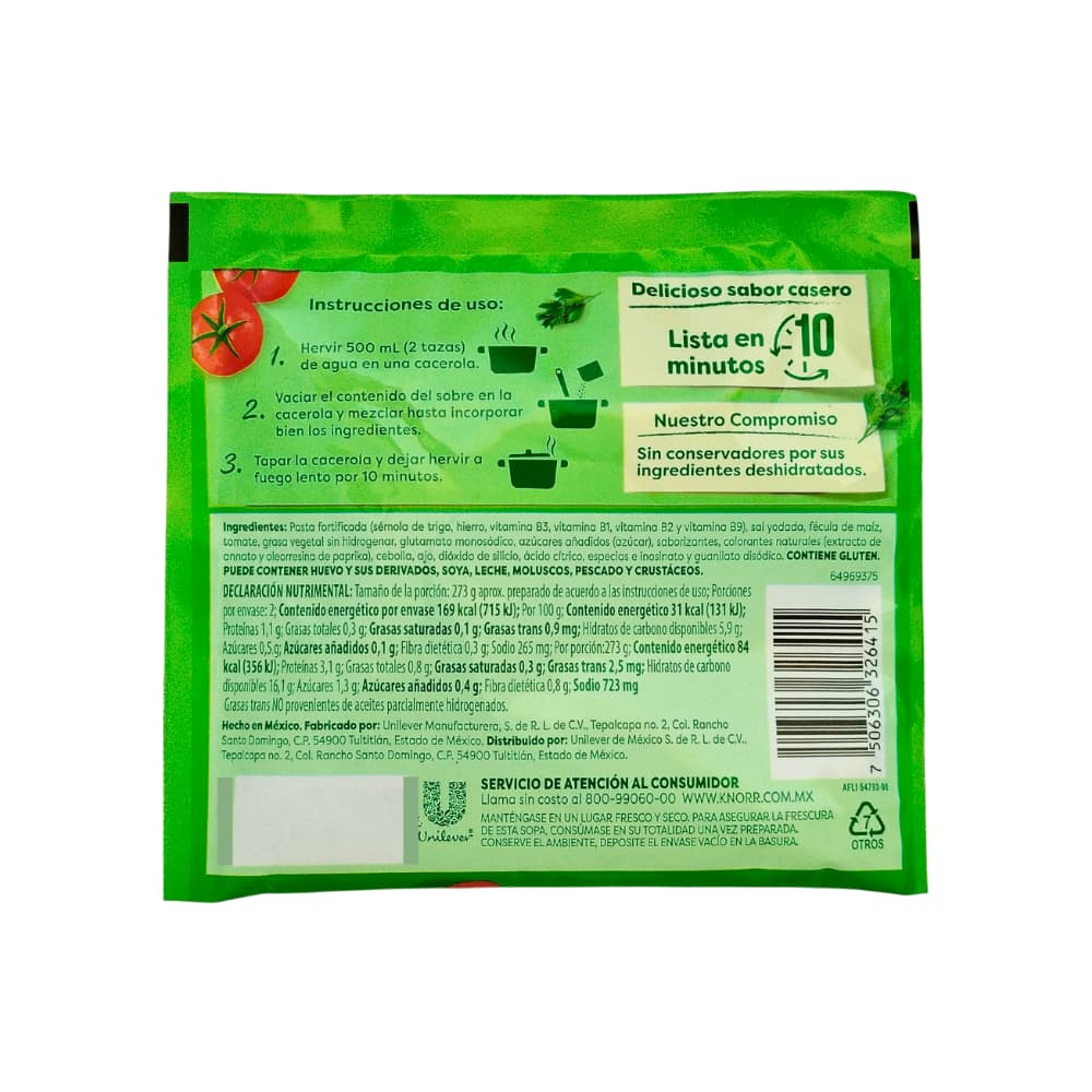 Sopa de fideos Knorr (50 g / 1.76 oz) - Miniatura 2