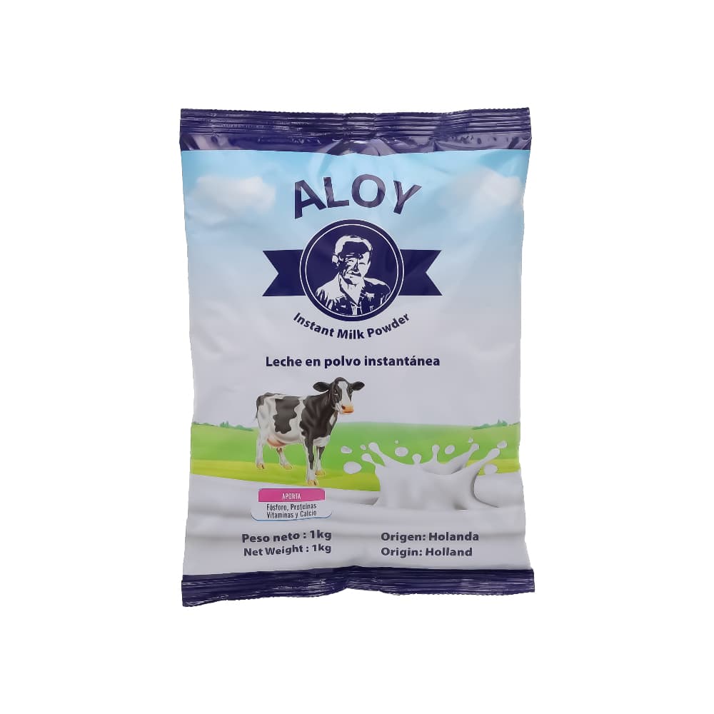 Leche en polvo instantánea Aloy (1 kg / 2.2 lb) - Imagen 1