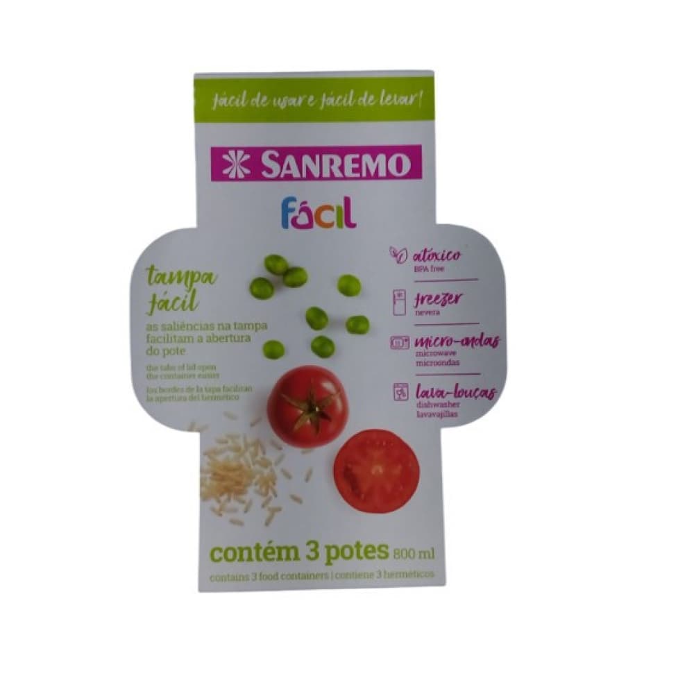 Conjunto de 3 pozuelos plàsticos Sanremo (800 ml) - Miniatura 4