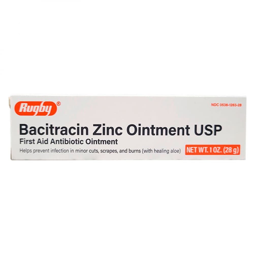 Ungüento antibiótico de bacitracina zinc Rugby (28 g / 1 oz) - Miniatura 4