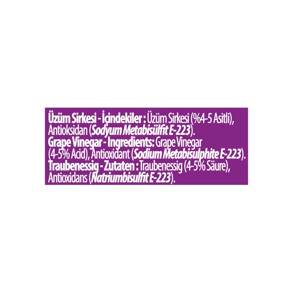 Vinagre de uvas Burcu (2 x 1 L) - Miniatura 3