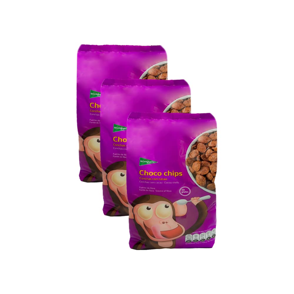 Cereal choco chips (3 x 500 g / 1.1 lb) - Imagen 1
