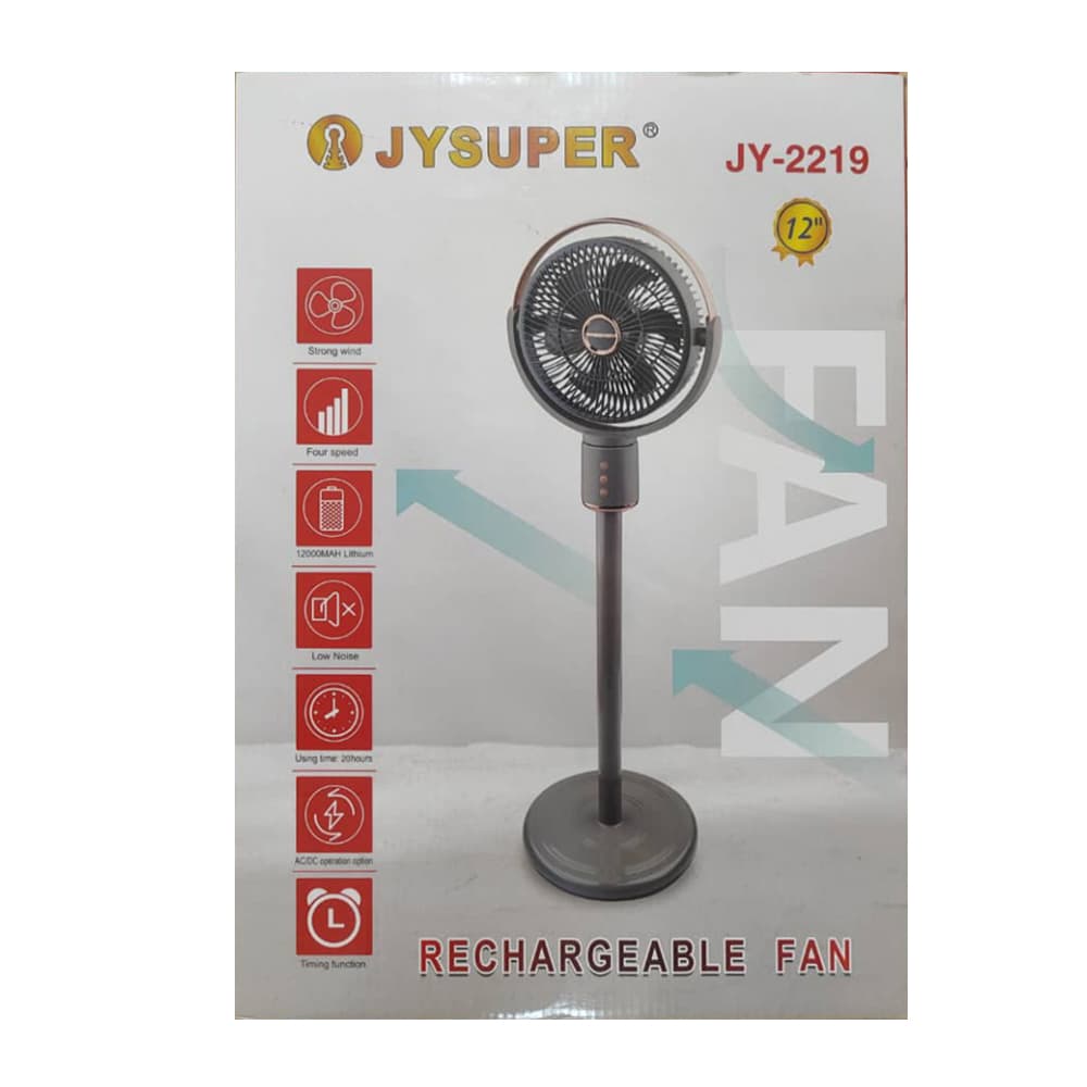Ventilador recargable 3 en 1 color gris 12" JySuper JY-2219 - Miniatura 5