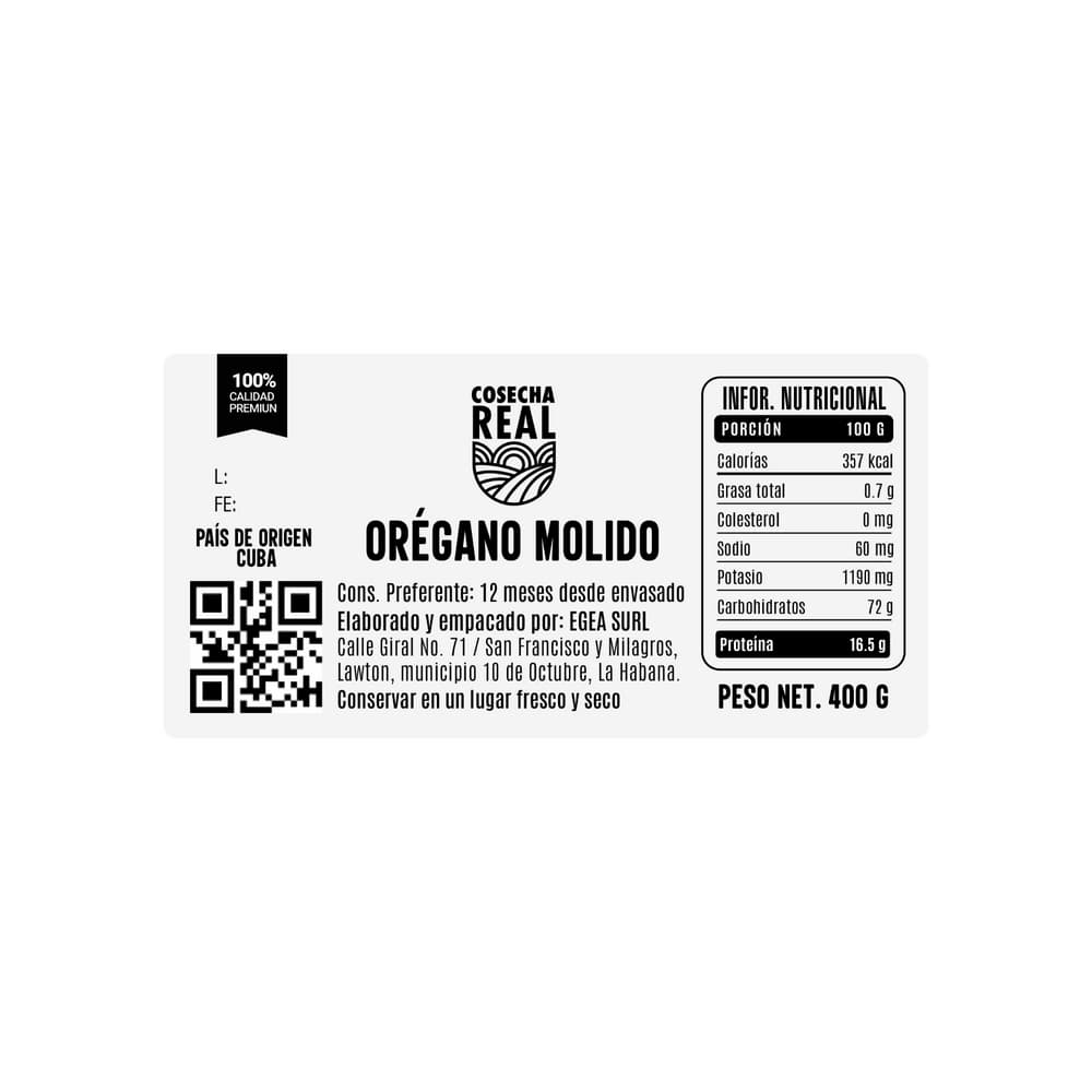 Orégano molido Cosecha Real (400 g / 14.1 oz) - Miniatura 3