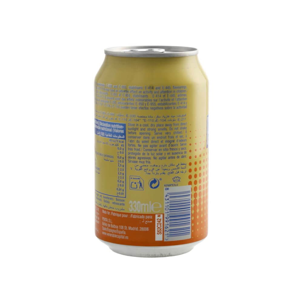 Refresco gaseado de piña Santa (24 x 330 ml) - Miniatura 3