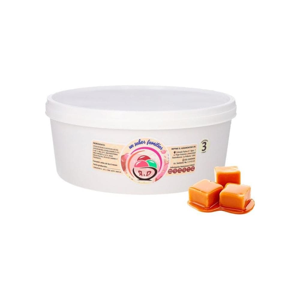 Helado sabor caramelo R&D (3 L) - Miniatura 1
