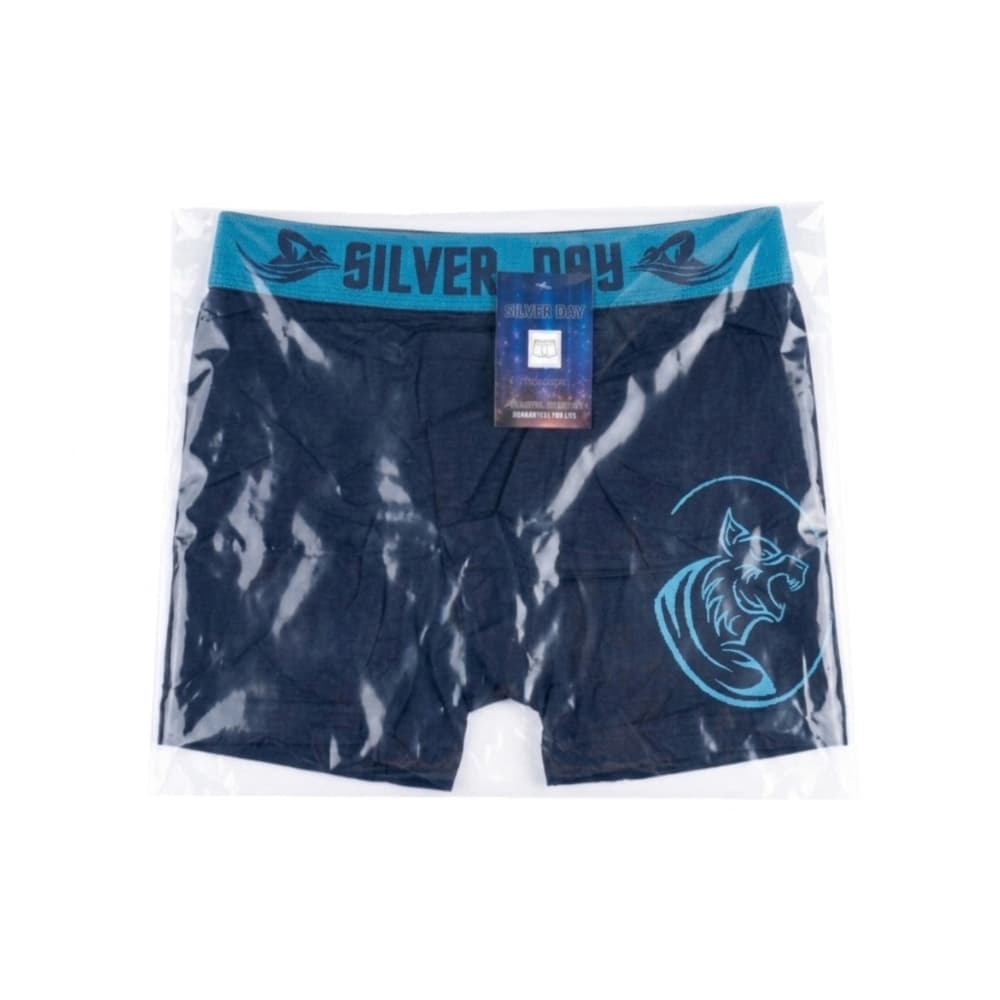 Calzoncillo azul oscuro hombre Silver Ray (Talla única) - Miniatura 2