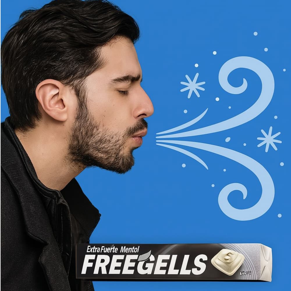 Caramelos duros sabor a mentol y eucalipto extra fuerte Freegells (27.9 g) - Miniatura 4