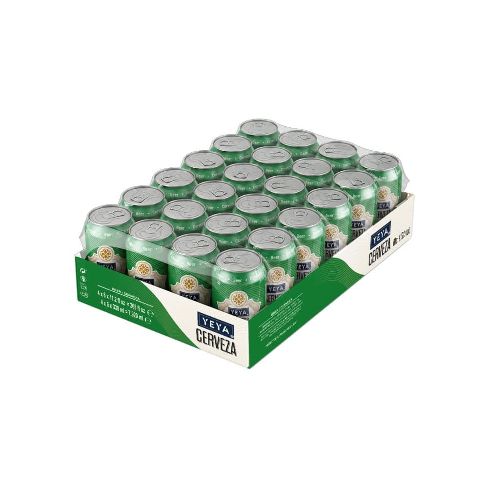 Cerveza YEYA (24 x 330 ml / 11.2 fl oz) - Miniatura 1