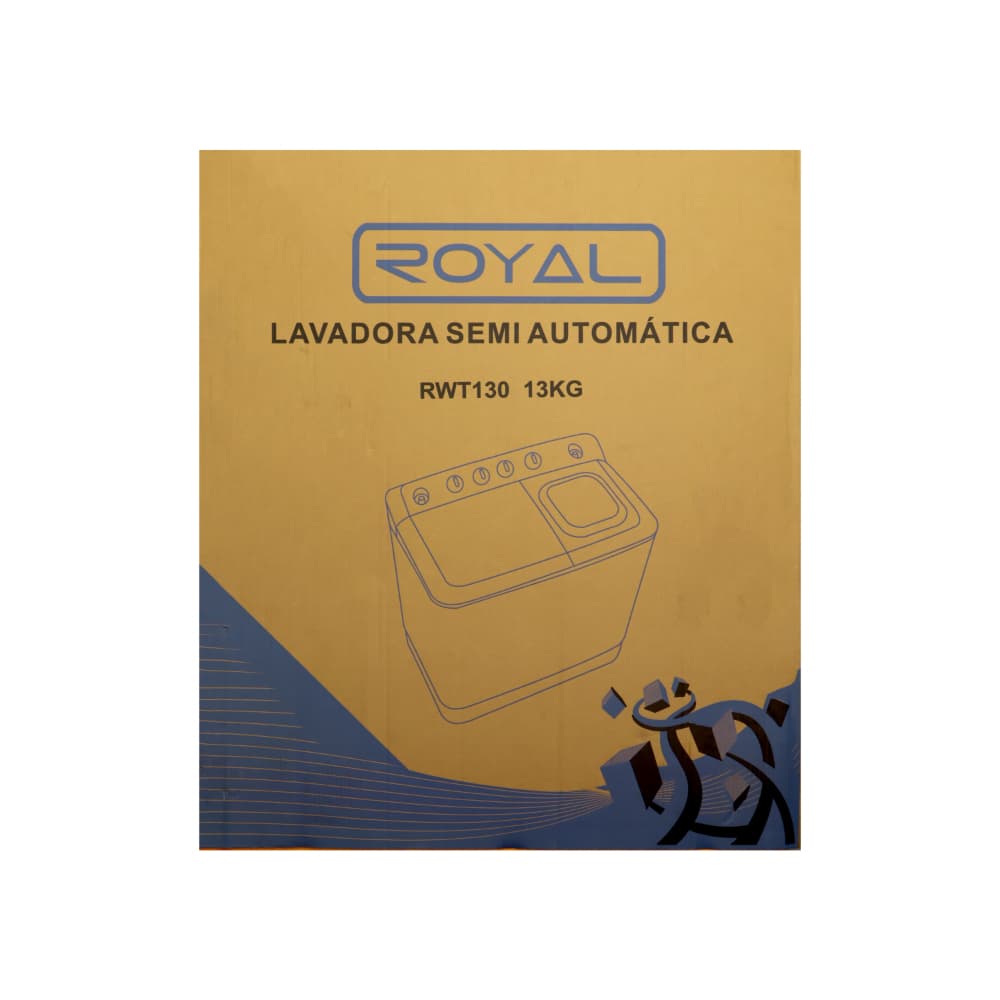 Lavadora semiautomática 13 Kg RWT-130 Royal RWT-130 - Miniatura 2
