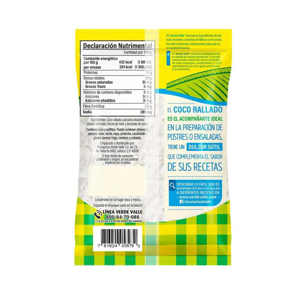 Coco rallado Verde Valle (100 g / 3.53 oz) - Miniatura 2