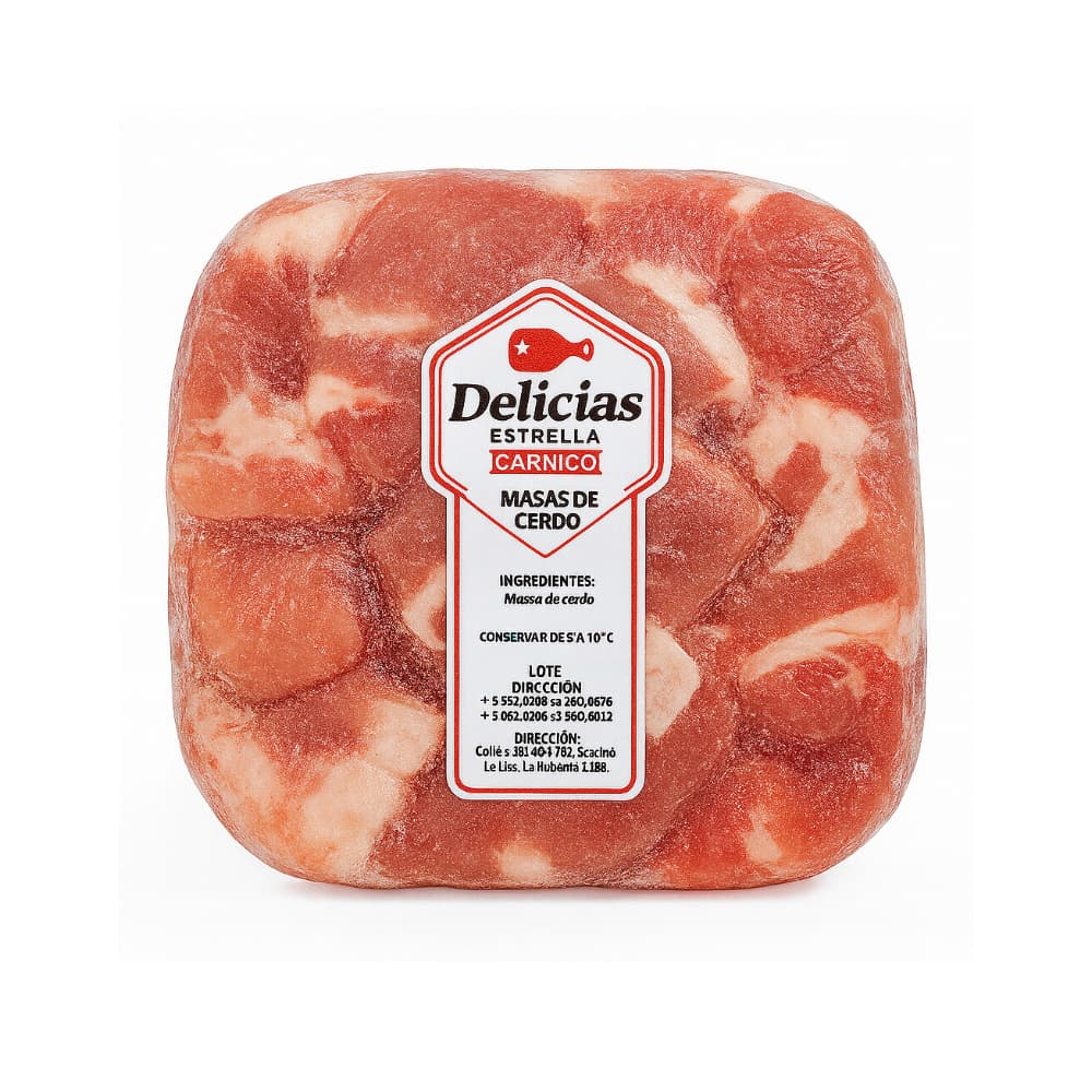 Masas de cerdo Delicias Estrella (700 g / 1.54 lb) - Imagen 1