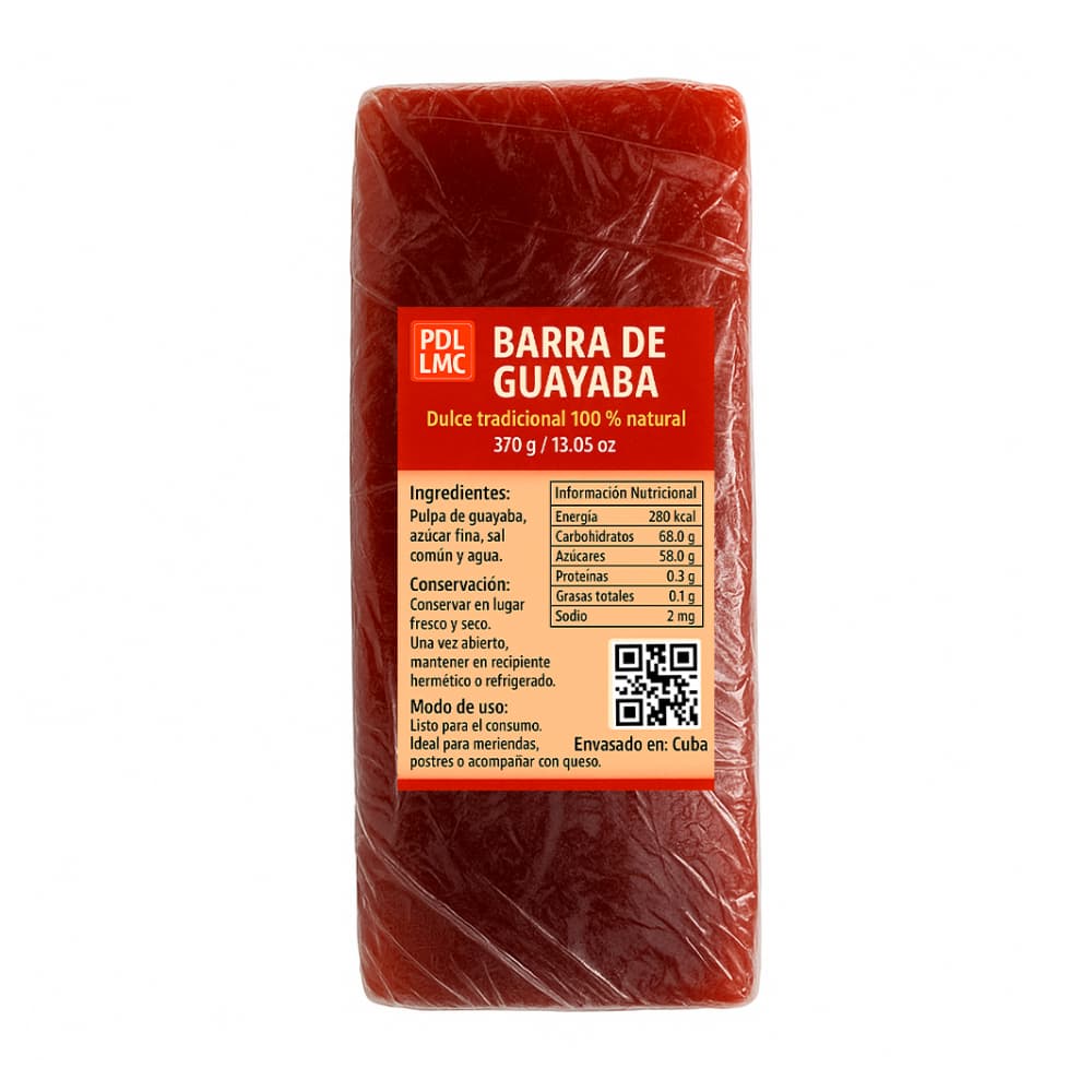 Barra de guayaba – dulce tradicional 100% natural (370 g / 13.05 oz) - Miniatura 2
