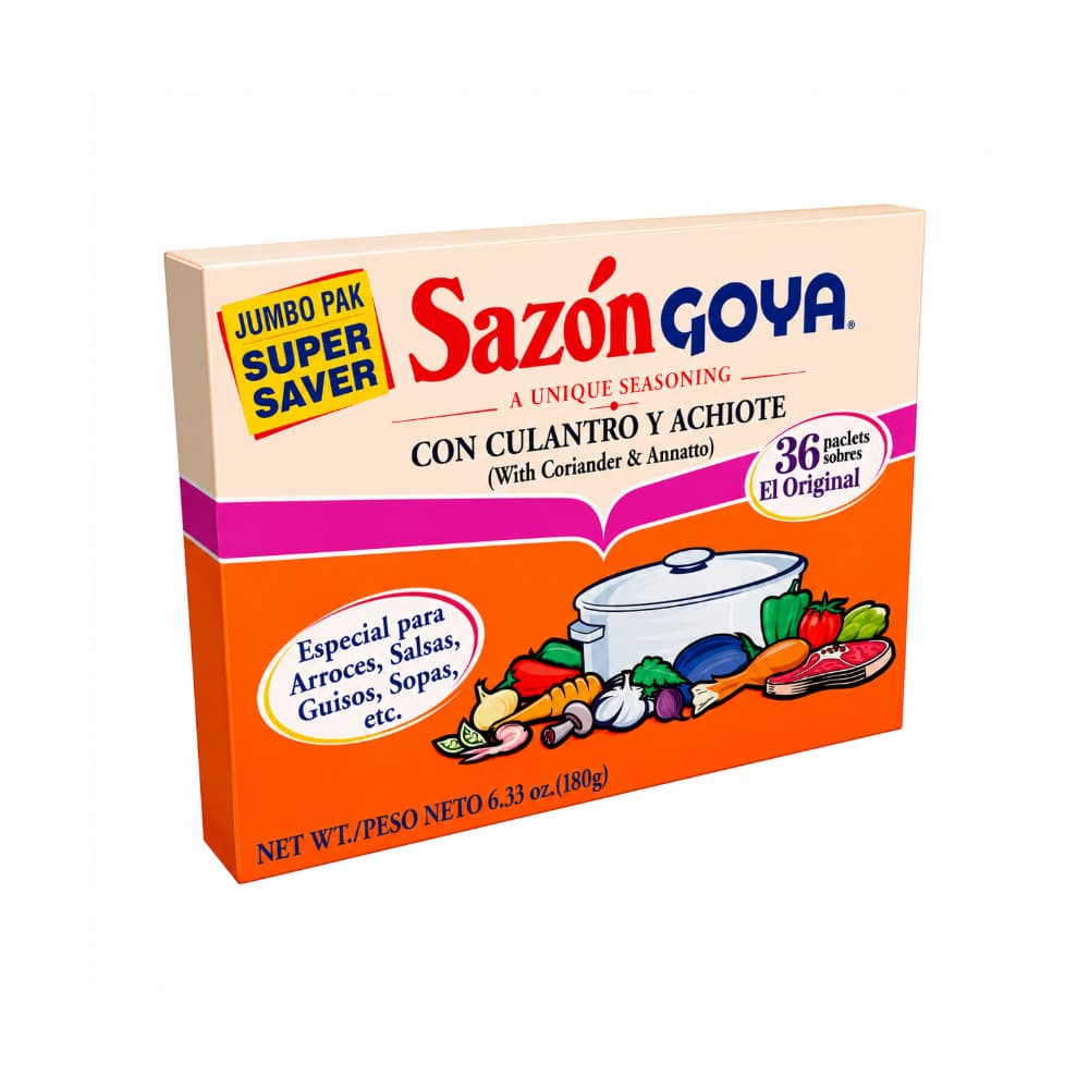Sazón con culantro y achiote Goya (180 g / 6.34 oz) - Miniatura 1